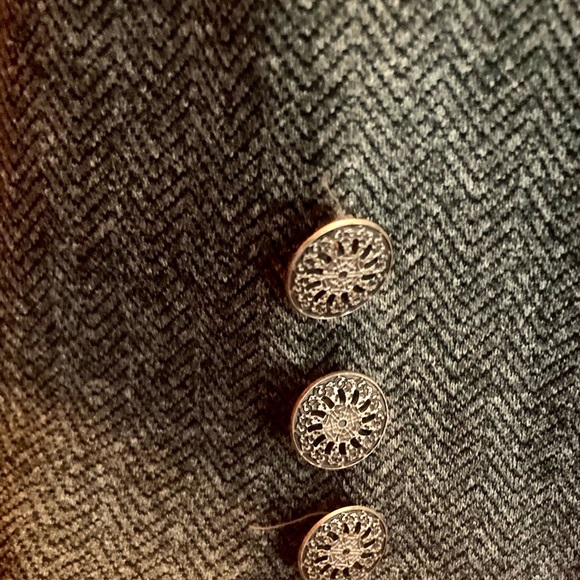 Two piece woolen look jumper and coat set with faux fur collar. - Picture 2 of 7